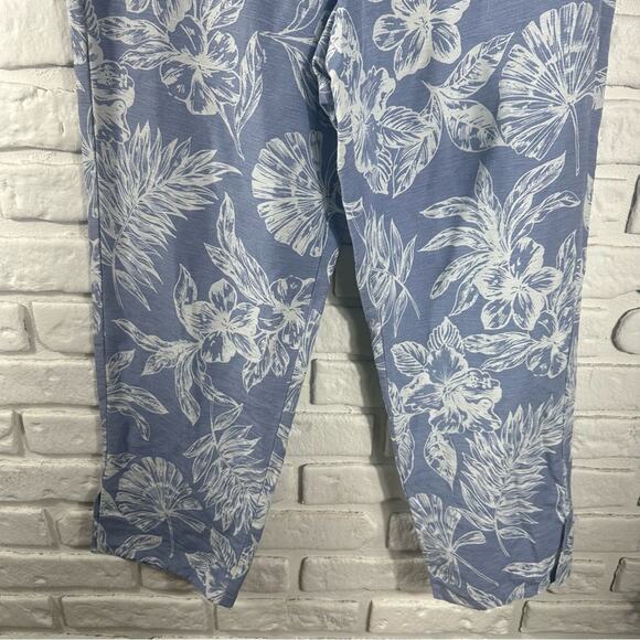 Tommy Bahama 100% Silk Floral Pants Size 12 - Picture 9 of 10